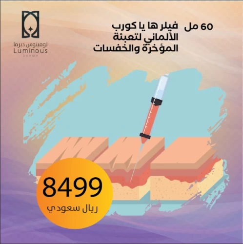 60 فيلرها ياكورب الألماني لتعبئة المؤخرة والخفسات