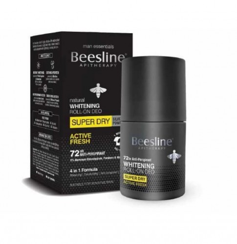 Beesline Whitening Roll On Deo Super Dry Active Fresh