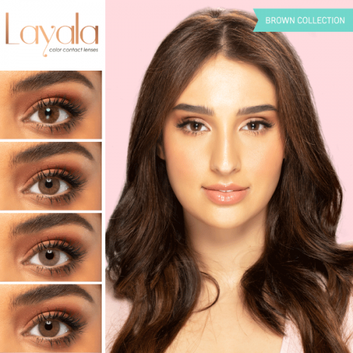 Layala 2021 Collection 2 lenses Willow Green Treatab Saudi beauty