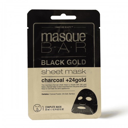 Masque Bar Black Gold Sheet Mask