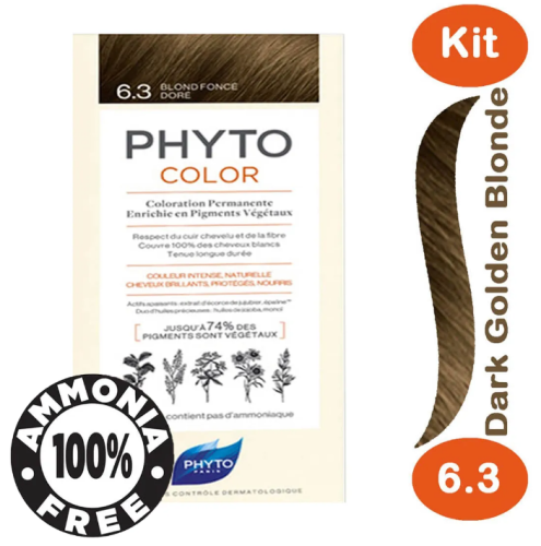 Phyto Color Hair Color Dark Golden Blonde 6.3