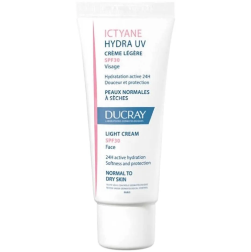 Ducray Ictyane Hydra Light Face Cream SPF30