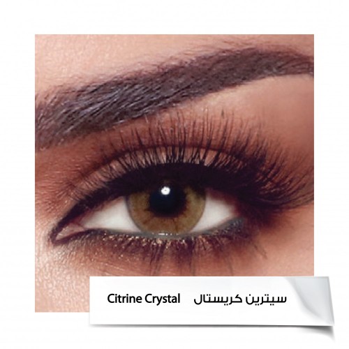 Bella daily contact lenses citrine crystal