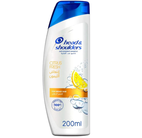 Head & Shoulders Shampoo Citrus Fresh 200 Ml