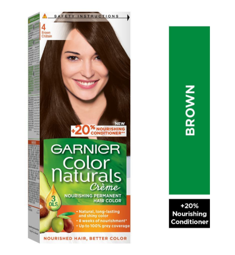 Garnier Hair Color Naturals Brown 4