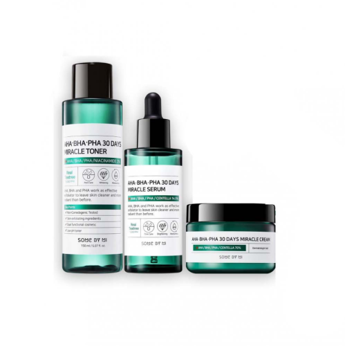 Some By Mi The Triple Pack Miracle Exfoliating Acids