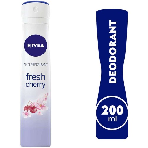 Nivea women deodorant fresh cherry 200 ml