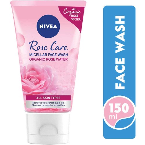 Nivea Micellar Rose Water Face Wash 150 ml