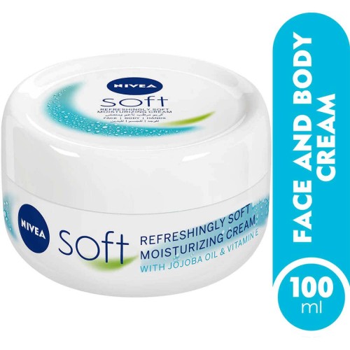Nivea Cream Soft Medium 100 ml Treatab Saudi beauty platform