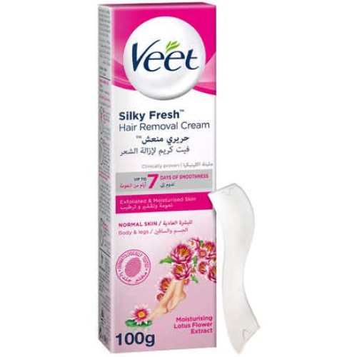 Veet Hair Removal Cream Normal Skin 100 Gm Treatab Saudi beauty platform