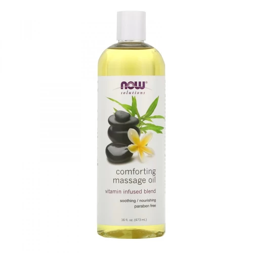 Now Solutions, Comforting Massage Oil, Vitamin Infused Blend 473 Ml