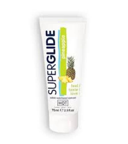 Hot Superglide edible lubricant waterbased (Pineapple) 75 ml