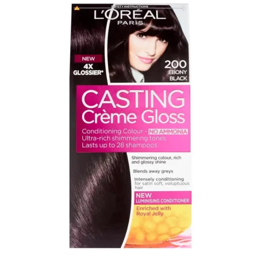 L'Oreal Casting Hair Color Deep Black 200