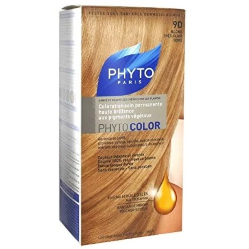 Phyto hair dye light golden blonde 9D