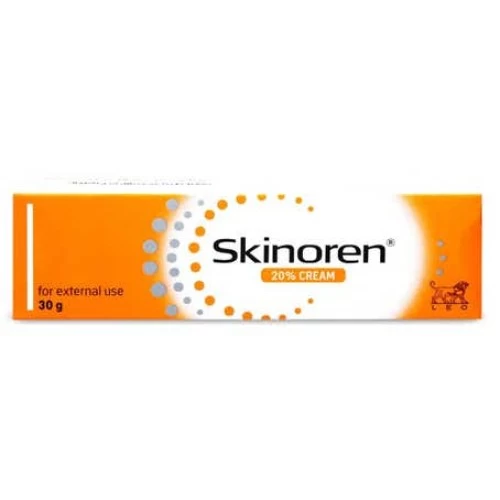 Skinoren 20% cream for lightening and removing acne scars, 30 grams