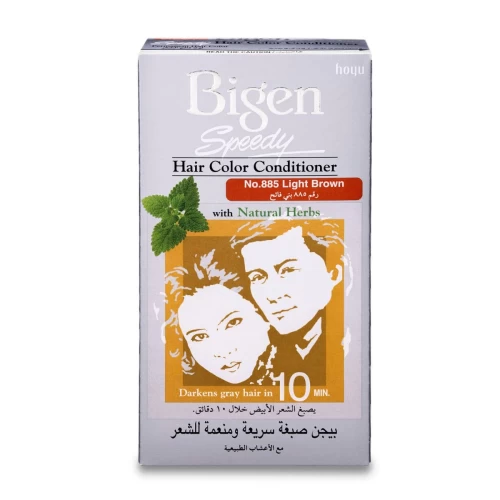 Bigen Hair Dye for Changing Hair Color to Light Brown 885