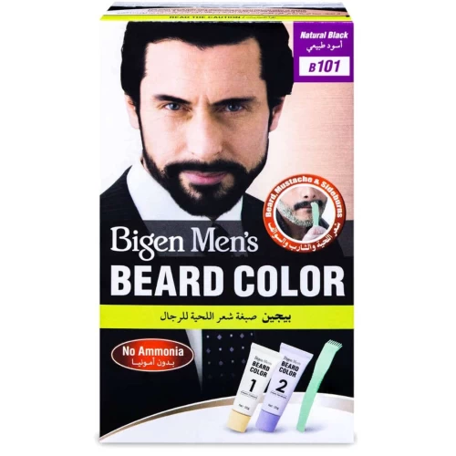 Bigen Natural Black Beard Hair Dye for Men