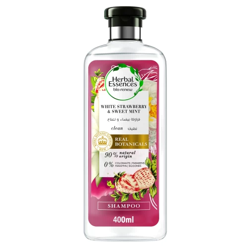 Herbal Essences Hair Care Shampoo White Strawberry and Mint 400 ml