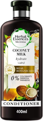 Herbal Essences Coconut Milk Conditioner for Moisturizing and Softening Hair 400 ml