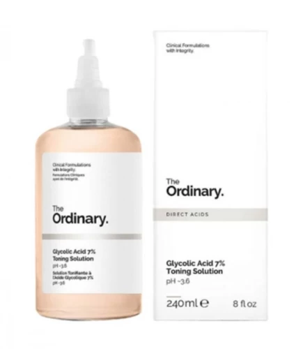 The Ordinary is a skin tone unifying solution with 7% natural glycolic acid