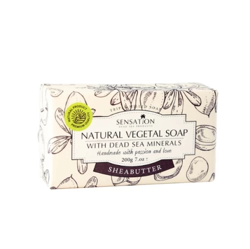 Sensation Dead Sea Vegan Handmade Soap with Shea Butter 200 g