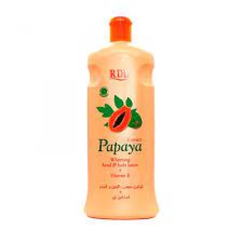 RDL skin whitening lotion for the body and hands with papaya fruit extract 600 ml