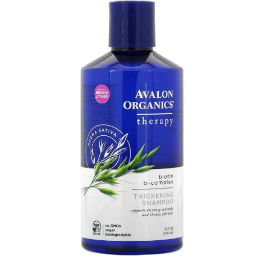 Avalon Organics Thickening Shampoo, Biotin B-Complex (400 ml)