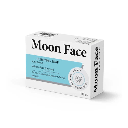 Moon Face Tea Tree Oil and Salicylic Acid Soap for Oily Skin 125g