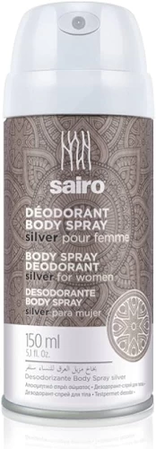 Sairo Women's Silver Deodorant Body Spray 150ml