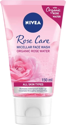 Nivea Micellar Rose Water Face Wash 150 ml