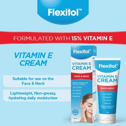 Flexitol Vitamin E Cream Face & Neck 85 g