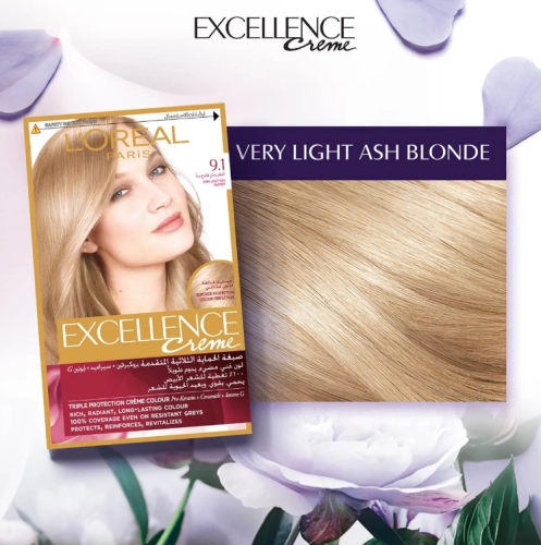 L'Oreal Excellence Cream Very Light Ash Blonde 9.1